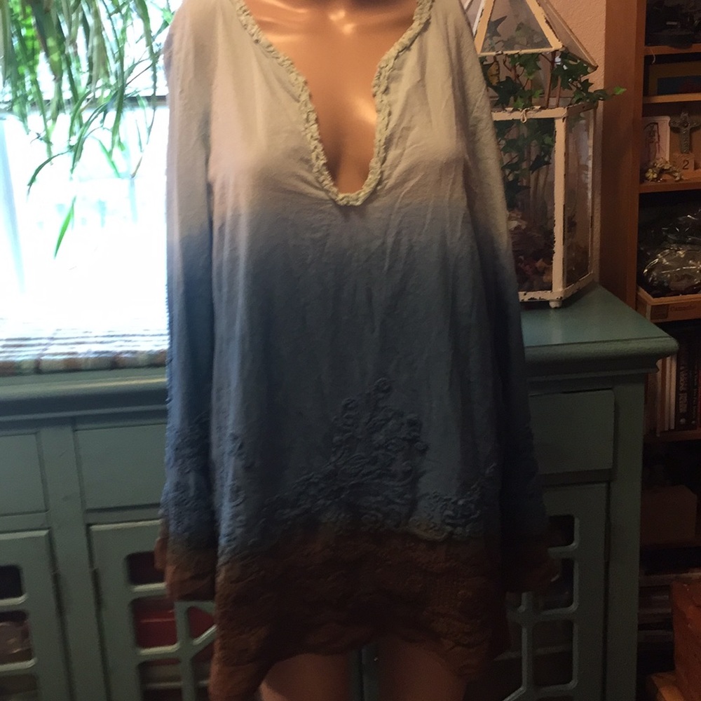 Studio M hambre dyed tunic / coverup size L
